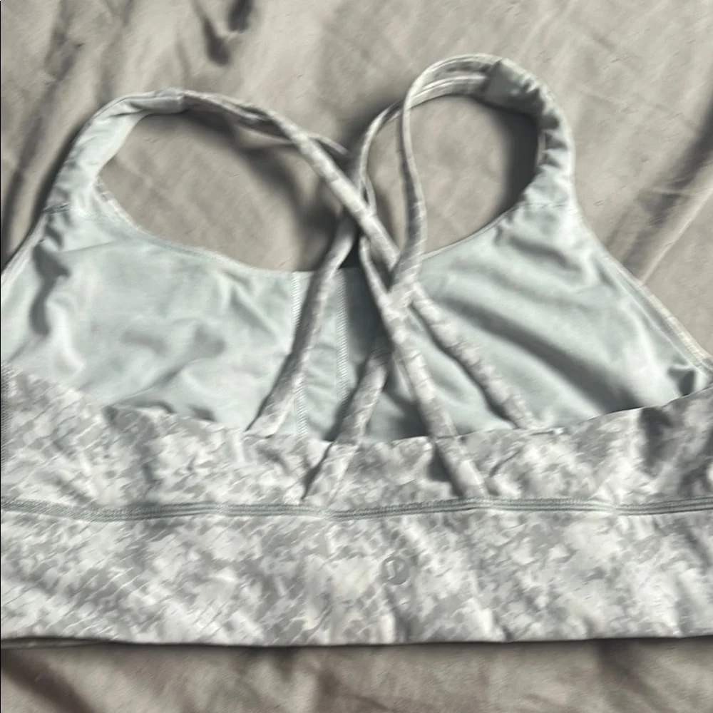 Lululemon Athletica Gray Velvet Sports Bra - Picture 2 of 4